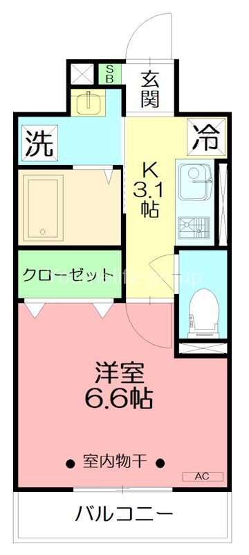 マ・メゾン鵠沼花沢　A 302号室 間取り