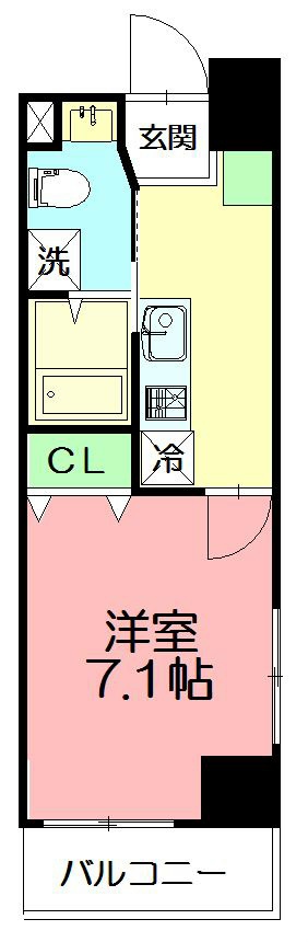 パサージャ  601号室 間取り