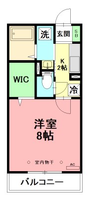 T.エテルネル 101号室 間取り