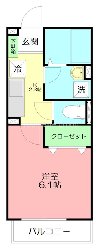 マ・メゾン鵠沼花沢　B 202号室 間取り