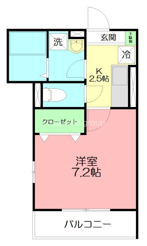 マ・メゾン鵠沼花沢　B 203号室 間取り