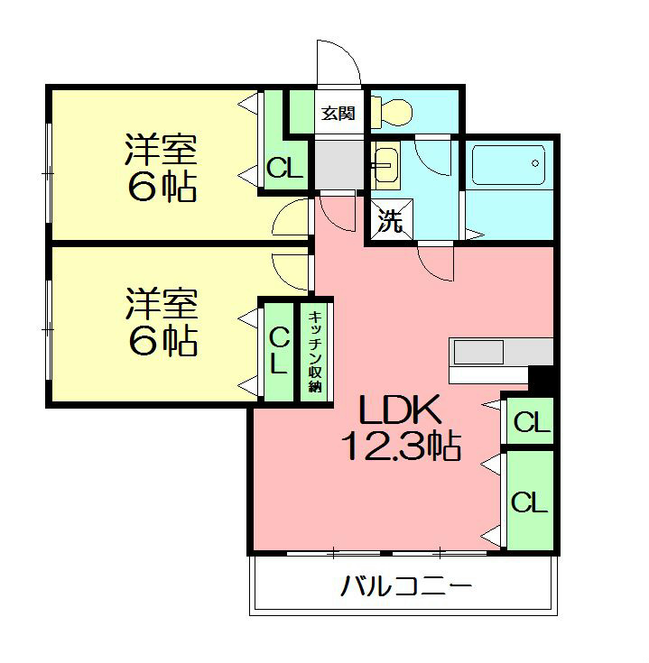 セーフズマンション 302号室 間取り