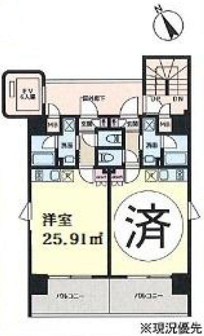 ACEタワー 401号室 間取り