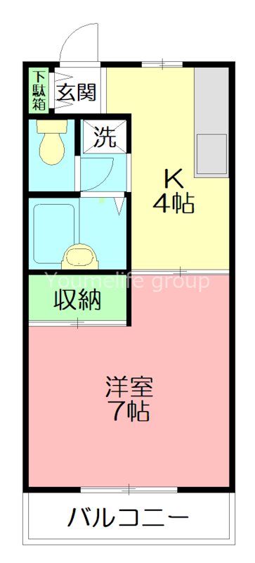 エリール戸塚 101号室 間取り