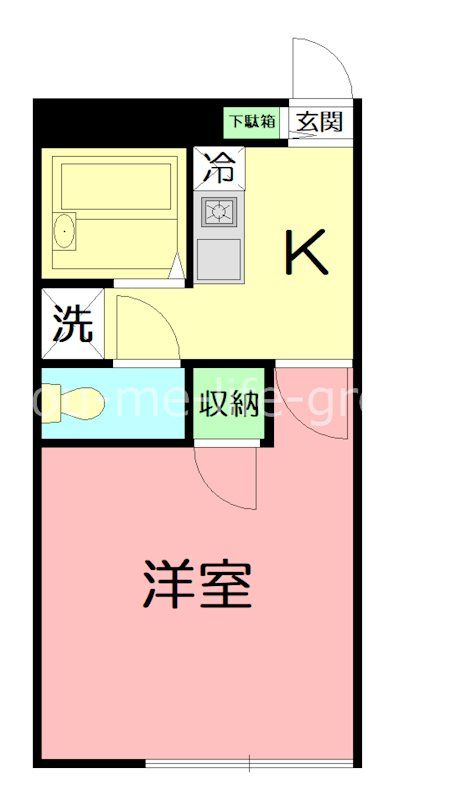 ヴァンヴェール伊勢原 202号室 間取り