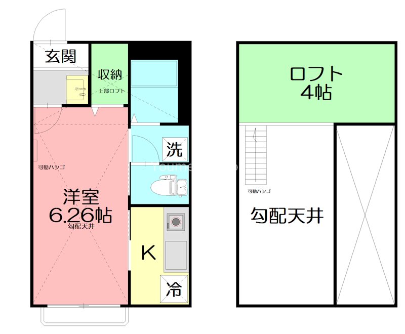 ガラージュ湘南 207号室 間取り