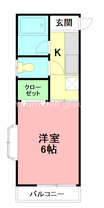 スペース上大槻 203号室 間取り