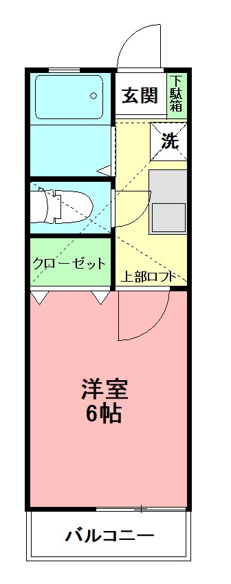 ＲｅＤＥＡＬ横浜戸塚 113号室 間取り