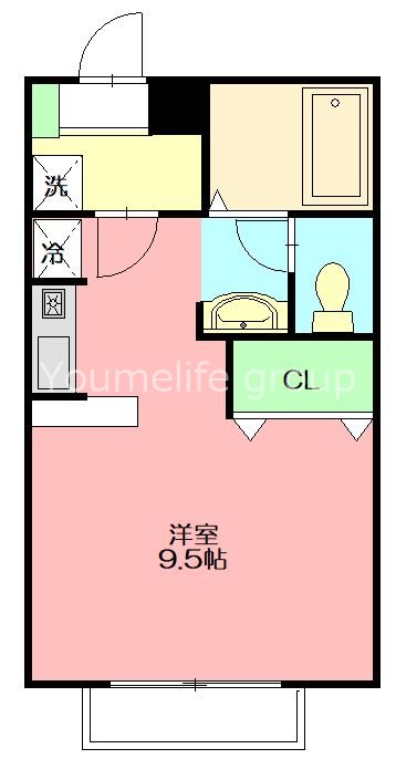 シャルム湘南アネックス 203号室 間取り