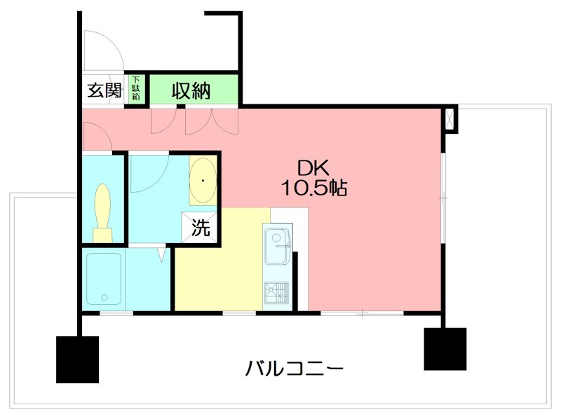 レアージュ小田原本町 201号室 間取り