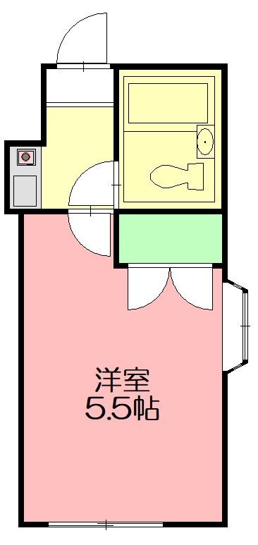 クレールメゾン本鵠沼 201号室 間取り