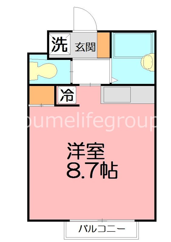 佐藤マンション 102号室 間取り