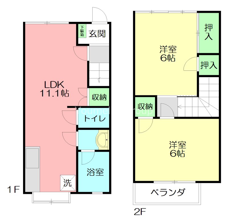 アネックス美松 5号室 間取り