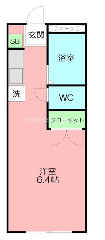 コーポKARUGAMO（コーポカルガモ） 311号室 間取り