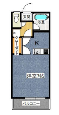 ライラックハイツ 102号室 間取り