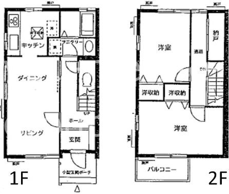 田中テラス 101号室 間取り