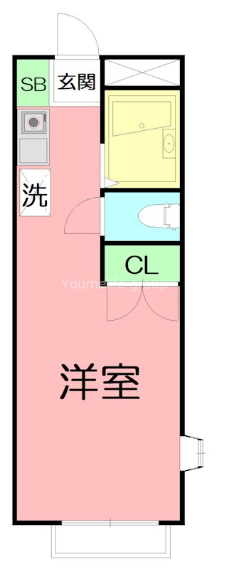エスポアールⅡ 201号室 間取り