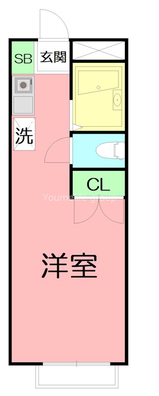 エスポアールⅡ 103号室 間取り