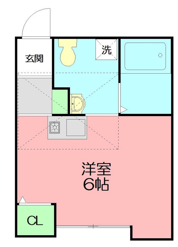 Ｂ．Ｓ．パーク戸塚 202号室 間取り