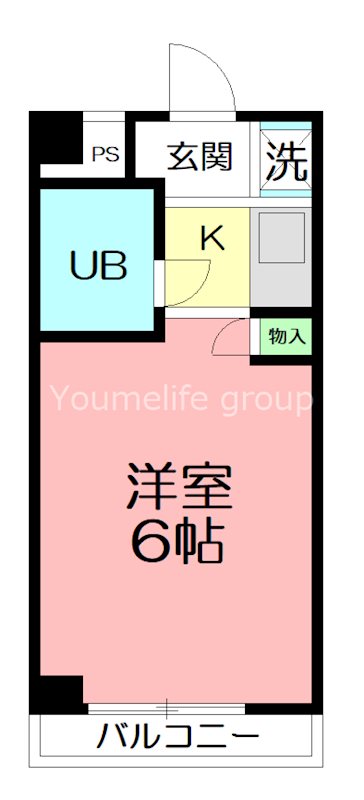Sビルコーポ 206号室 間取り