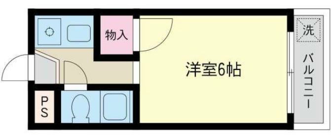 ヒルスミキ辻堂 202号室 間取り