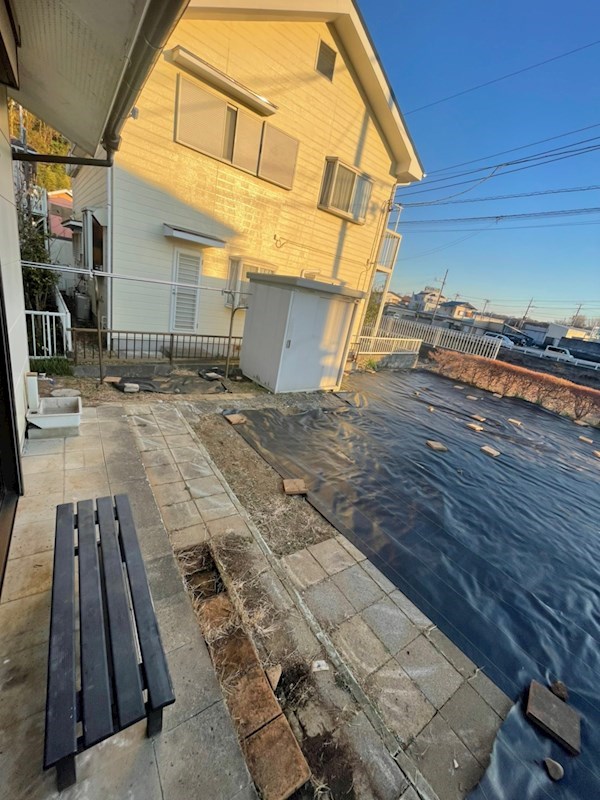 曾屋　平屋貸家 ベランダ