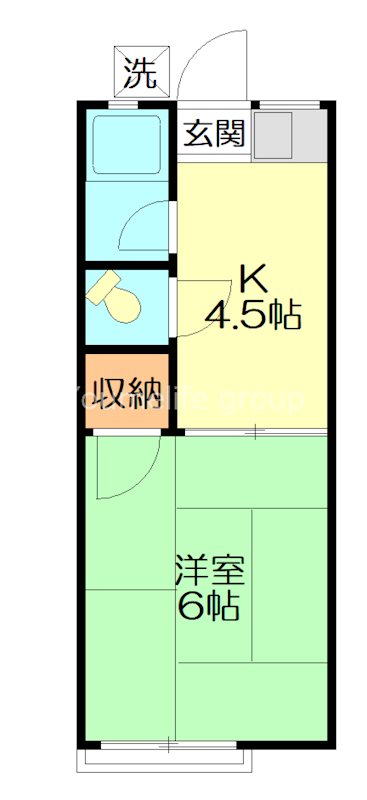 メゾン石田A 102号室 間取り