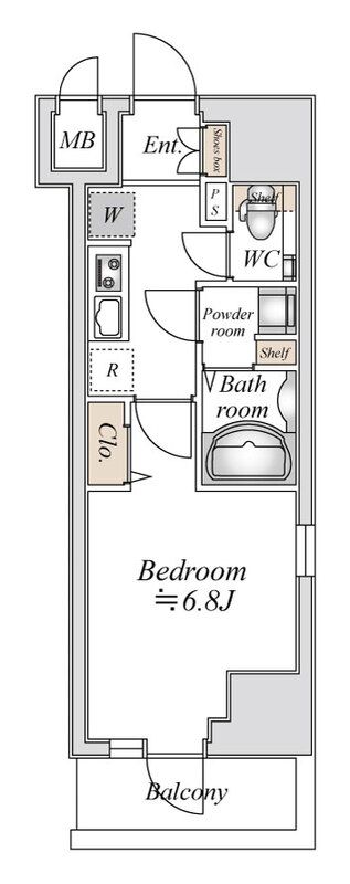 小田急伊勢原駅前マンション 207号室 間取り