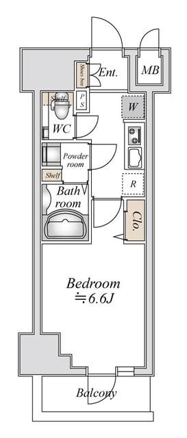 小田急伊勢原駅前マンション 608号室 間取り