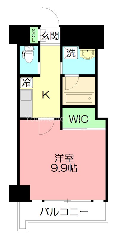 プルミエール湘南台 701号室 間取り