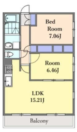 ビューヒルズ東戸塚壱番館 210号室 間取り