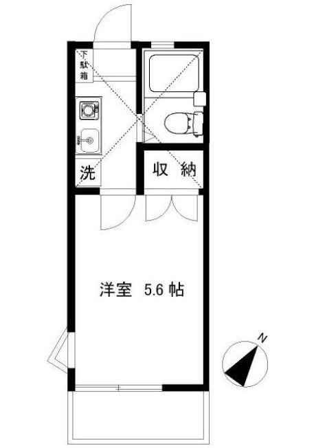 辻堂ニューエスタ21 106号室 間取り