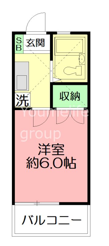 辻堂ニューエスタ21 106号室 間取り