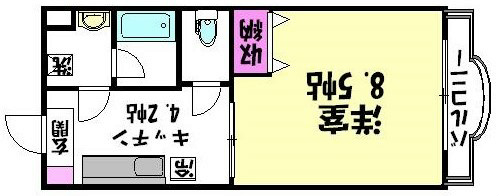 ジュピター 105号室 間取り