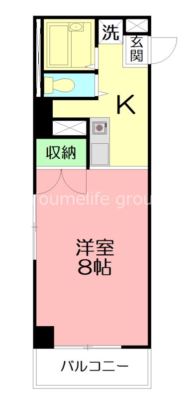 プラザシブヤ 301号室 間取り