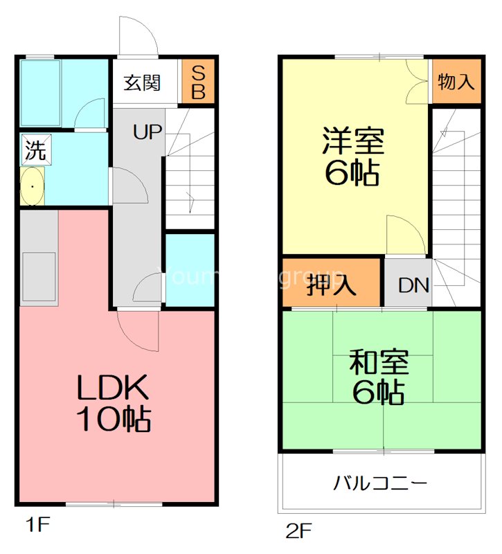サンライズみかどA 103号室 間取り