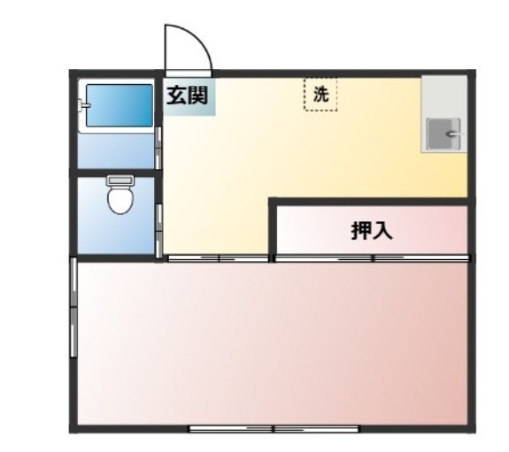 ツカサハイツ 202号室 間取り