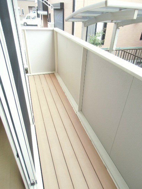 イエローアーク ベランダ