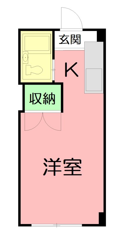 コスモ桜台 102号室 間取り