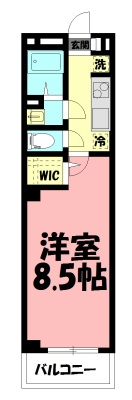 リブリ・FEEL-M湘南Ⅱ 203号室 間取り