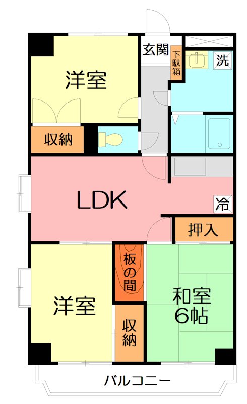 UNO　PALACE 105号室 間取り