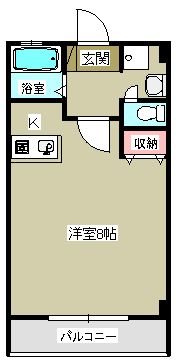コーポ産興桜台Ⅱ 302号室 間取り