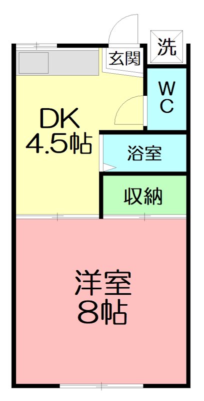 サンワード小泉No.10 103号室 間取り