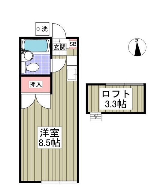 スマイルハウス第2 205号室 間取り