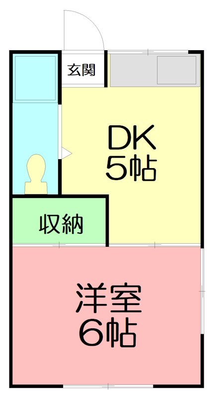 シャロンハイツ 201号室 間取り