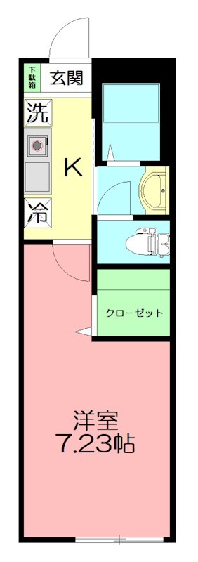 星の子ガーデン 107号室 間取り