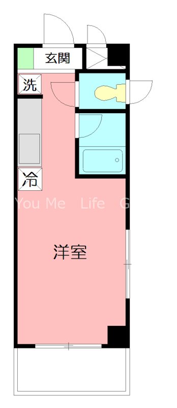 カジヤマグラスワン 201号室 間取り