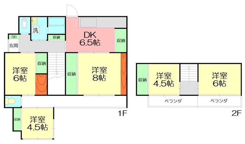 松田町神山戸建 間取り