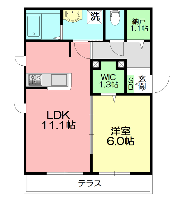 ヘーベルメゾン藤沢本町 202号室 間取り