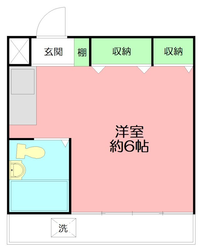タプラ下荻野 109号室 間取り